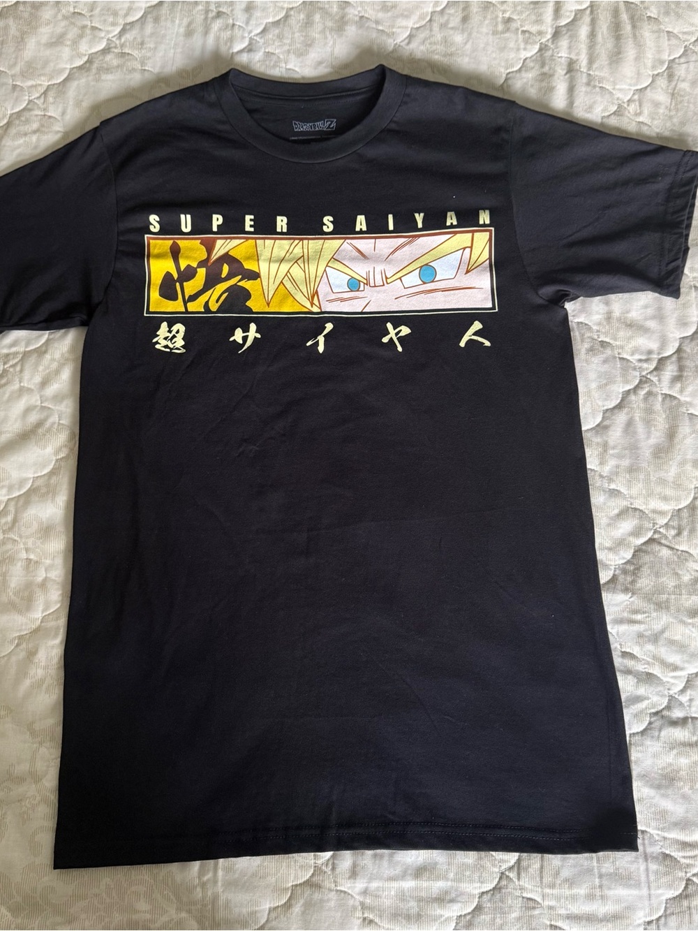 Dragon Ball Z Anime Graphic Tee Black Men’s Short Sleeve Shirt Size Small